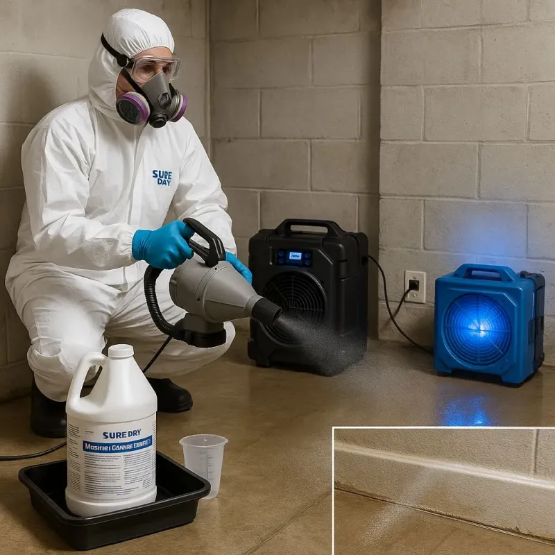 Sanitization and Odor Removal process in Mountain Lakes, NJ